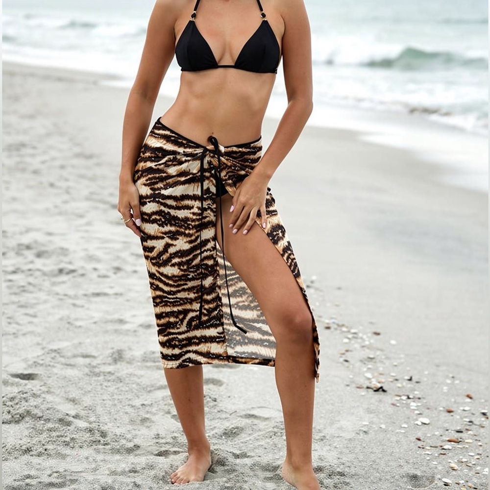 Dolce & Gabbana Mare Sheer Animal-Print